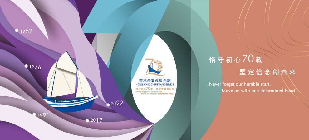 HKCS' 70th Anniversary Banner